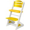 Dětský stoleček s židličkou Jitro rostoucí židle Plus bílo žlutá