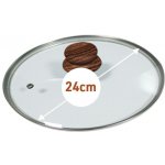 Mediashop Skleněná poklice Livington Copper & Stone 24 cm – Zboží Dáma