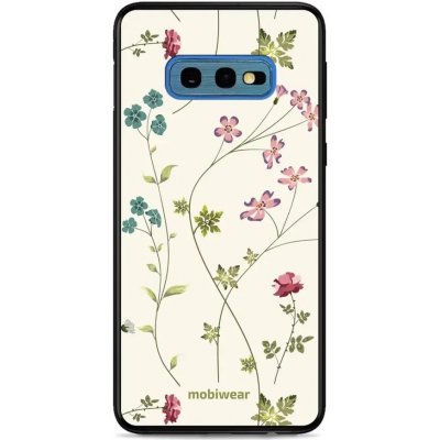Pouzdro Mobiwear Glossy Samsung Galaxy S10e - G035G - Tenké rostlinky s květy