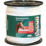 AKO Ohradníkové lanko EconomyLine bílé 8mm 200m – Hledejceny.cz