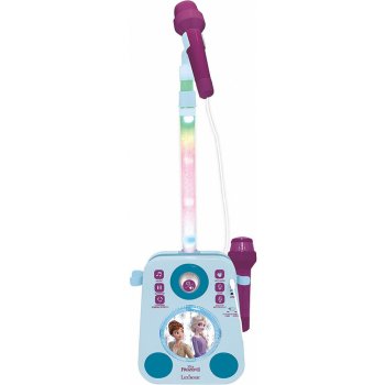 Lexibook Frozen Karaoke se dvěma mikrofony a světelnými a zvukovými efekty