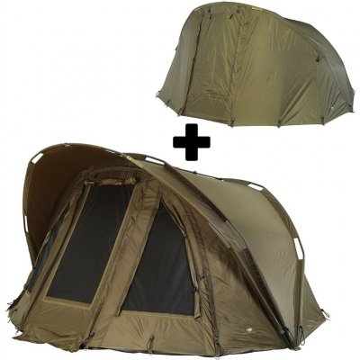 Giants fishing Bivak Gaube Bivvy 2 Man + Druhý plášť Gaube 2 Man Overwrap – Zboží Mobilmania