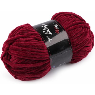Stoklasa Pletací žinylková příze Happy Baby 100 g Balení: 1 ks, Varianta: 7 (41136) bordó sv. 7 (41136) bordó sv. – Zboží Mobilmania