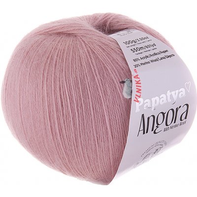 Kamgarn Příze Papatya Angora Merino Varianta: 4420 – Hledejceny.cz
