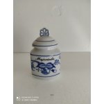 Český porcelán Dubí Cibulák kořenka s víčkem a nápisem 0,20 l – Sleviste.cz