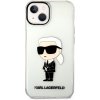 Pouzdro a kryt na mobilní telefon Apple Pouzdro AppleMix KARL LAGERFELD Ikonik NFT Apple iPhone 14 - plastové / gumové - čiré