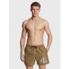 Koupací šortky, boardshorts Calvin Klein Swimwear plavecké šortky KM0KM00800 khaki