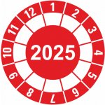 Kalibrační kolečko s datem-2025 samolepící vinylová fólie 25 mm aršík 30 kusů – HobbyKompas.cz