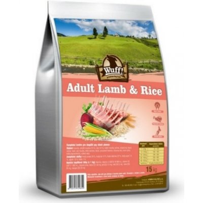 Wuff! Adult Lamb & Rice 15 kg – Zboží Mobilmania