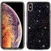 Pouzdro a kryt na mobilní telefon Apple Pouzdro AppleMix Apple iPhone Xs Max - lesklé flitry / třpytky - plastové / gumové - černé