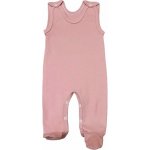 Kojenecké bavlněné dupačky pudrová – Zbozi.Blesk.cz