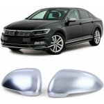 Plastové kryty zpětných zrcátek Volkswagen Passat B8 – stříbrné matné (bez asistenta) | Zboží Auto