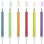 Party Deco PartyDeco svíčky s barevným plamenem – Zboží Mobilmania