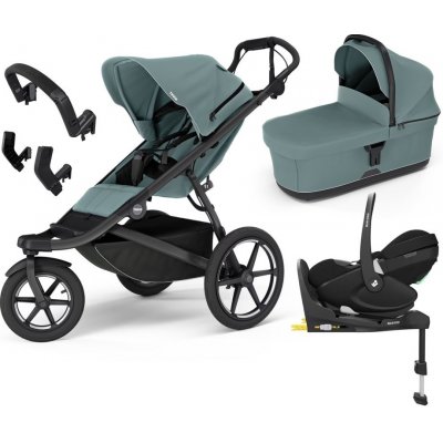 THULE Trojkombinace 6v1 Urban Glide 3 + Bassinet + příslušenství 2024 + Maxi-Cosi Pebble 360 PRO + základna FamilyFix 360 PRO Mid Blue – Zboží Mobilmania