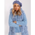 Wool Fashion Italia Baret -AT-CZ-231305.82P Modrá tmavě – Zboží Mobilmania