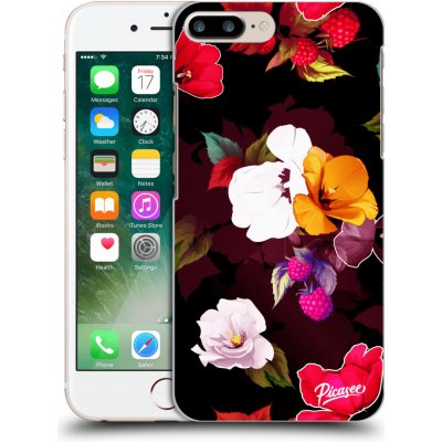 Pouzdro Picasee silikonové Apple iPhone 8 Plus - Flowers and Berries čiré