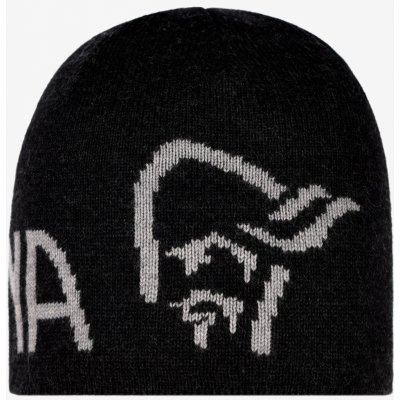 Norrona 29 MerinoUll Logo beanie caviar melange – Hledejceny.cz