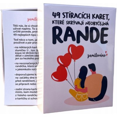 Párové karty 49 tipů na rande – Zboží Dáma