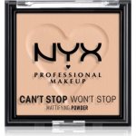 NYX Professional Makeup Can't Stop Won't Stop Mattifying Powder matující pudr 03 Light Medium 6 g – Zbozi.Blesk.cz