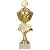 Pohár a trofej Kovový pohár s poklicí Zlatý 25 cm 12 cm