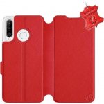 Mobiwear Flip pouzdro Huawei P30 Lite kožené Červené – Zboží Živě