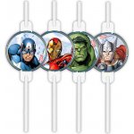 Procos EKO papírová brčka Avengers Marvel 4 ks – Zboží Dáma