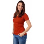 Jožánek kojící tričko Kateřina krátký rukáv skořicové – Zboží Mobilmania