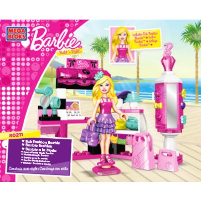 Mega Bloks Barbie VOZÍK SE ZMRZLINOU 80212 – Zboží Mobilmania