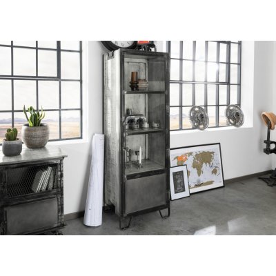 Bighome Steel mango 60x40x180 šedá lakovaná – Hledejceny.cz