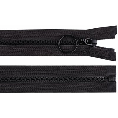 Prima-obchod Kostěný zip No 3 délka 30 cm s kroužkem, barva černá – Hledejceny.cz