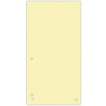 Rozlišovací pruhy Donau 235 x 105 mm, karton, žluté, 100 ks – Zboží Živě