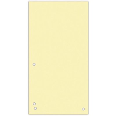 Rozlišovací pruhy Donau 235 x 105 mm, karton, žluté, 100 ks – Zboží Živě