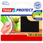 tesa® Protect Plstěné samolepicí podložky Barva: hnědá, Rozměr: 100 mm : 80 mm, Doplňující informace: obdélník, k nastříhání – Hledejceny.cz