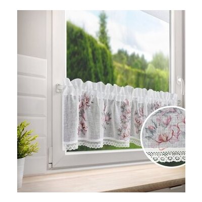 HOTOVÁ ZÁCLONA SUZY 150X30 CM RŮŽOVÁ – Hledejceny.cz