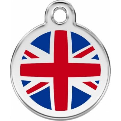 Red Dingo známka UK Flag Navy UK vlajka modrá M 30 mm – Zboží Dáma