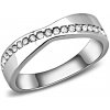 Prsteny Mabell Dámský prsten z chirurgické oceli CESAR CZ221TK3501 8C45