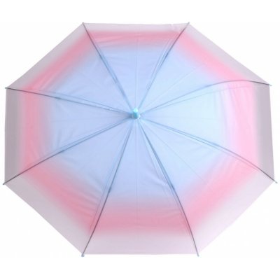 Dámský vystřelovací deštník ombré 3 modrá světlá – Zboží Mobilmania