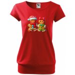 MALFINI Vánoční tričko City 2 perníky – Zboží Dáma