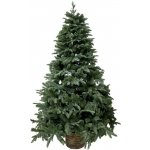 Chic Antique Zelený vánoční jedlový strom v květináči se světýlky Fleur Tree - 139*210 cm - Chic Antique – Hledejceny.cz