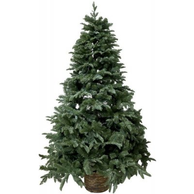 Chic Antique Zelený vánoční jedlový strom v květináči se světýlky Fleur Tree - 139*210 cm - Chic Antique – Hledejceny.cz