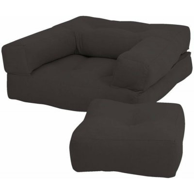 Karup Mini Cube dětské křesílko šedá/tmavá 60 cm 40 cm 68 cm – Zboží Dáma