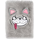BAAGL Zápisník Notes A5 linka Doggie Plyšový – Zboží Mobilmania