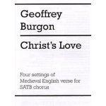 Geoffrey Burgon Christ's Love noty na sborový zpěv SATB – Hledejceny.cz