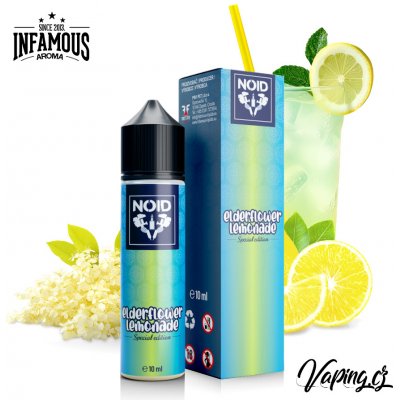 Infamous NOID mixtures Elderflower Lemonade 10 ml – Sleviste.cz