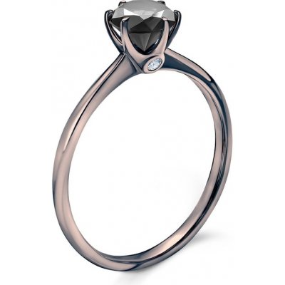 Savicki zásnubní prsten The Journey: černé zlato černý diamant TJ R2 SZCD CZ