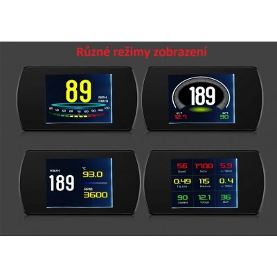 Palubní DISPLEJ 3" LCD, OBDII, FULL | Zboží Auto