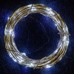 Voltronic 68048 Sada 2 kusů světelných drátů 200 LED studeně bílá – Hledejceny.cz