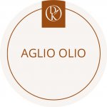 Davídkovo koření Etiketa Aglio olio e peperoncino béžová průměr 4,5 cm 1 ks – Zboží Dáma