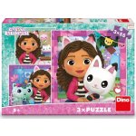 Dino GÁBI A KAMARÁDI 3x55 dílků – Sleviste.cz