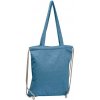 Nákupní taška a košík Taška z recyklované bavlny modrá